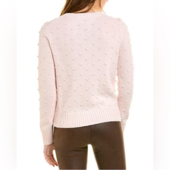 White + Warren Bobble Wool-Blend Sweater - Picture 4 of 12